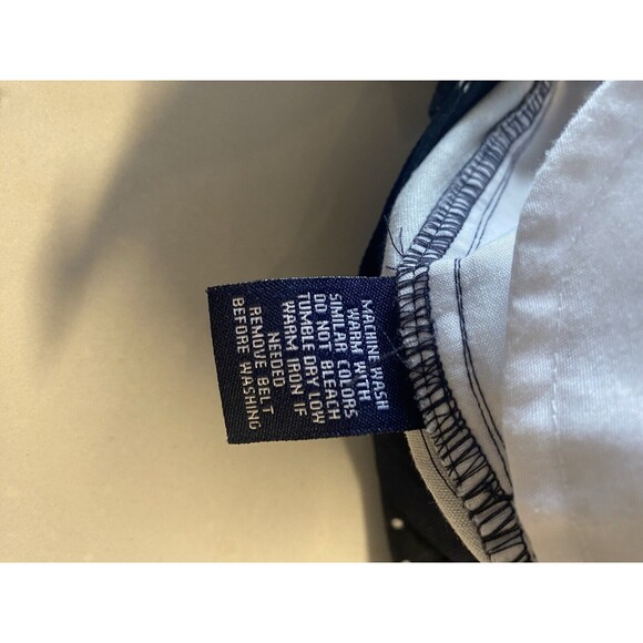 Chaps Womens Navy Blue Polka Dot Skirt Size 4 - Picture 4 of 11